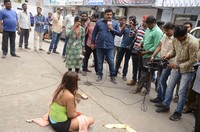 Actress Sri Reddy Dharna At Film Chamber